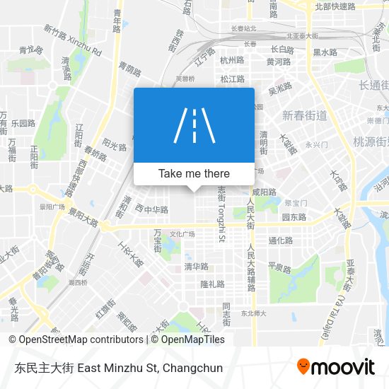 东民主大街 East Minzhu St map