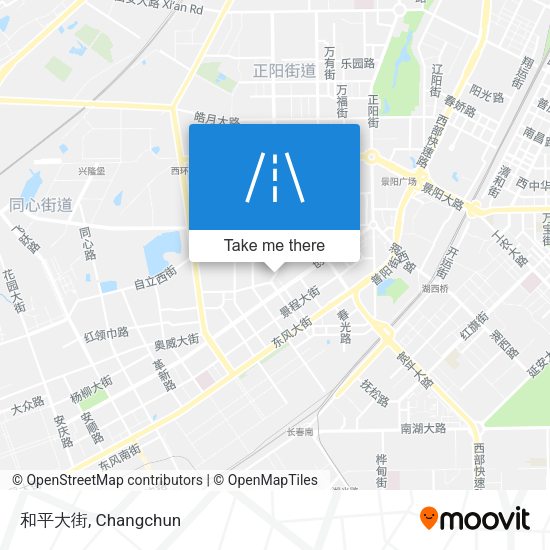 和平大街 map