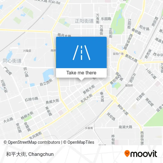 和平大街 map
