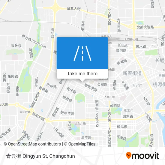 青云街 Qingyun St map