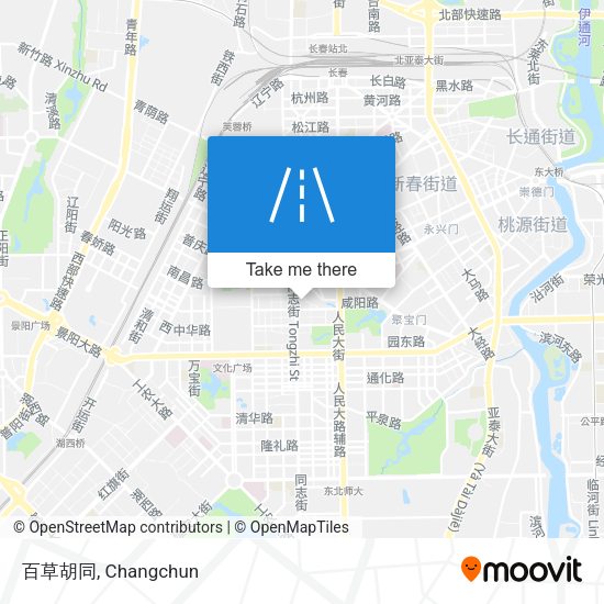 百草胡同 map