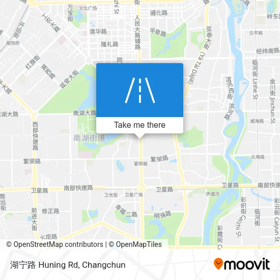 湖宁路 Huning Rd map