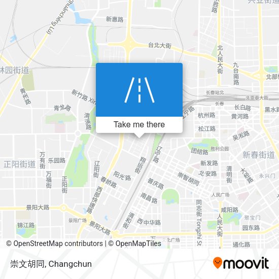 崇文胡同 map