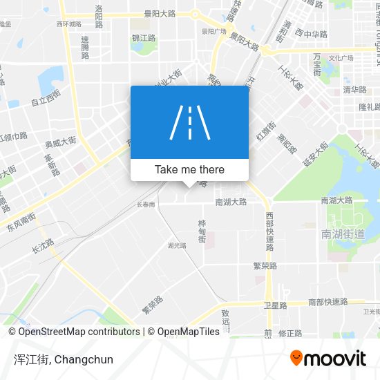 浑江街 map