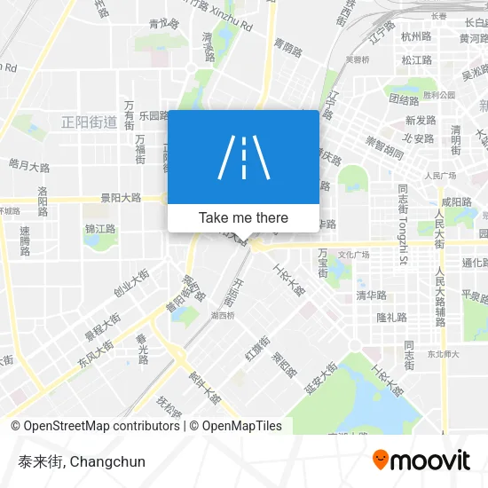 泰来街 map