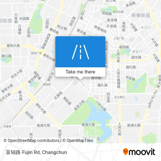 富锦路 Fujin Rd map