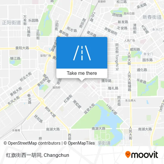 红旗街西一胡同 map