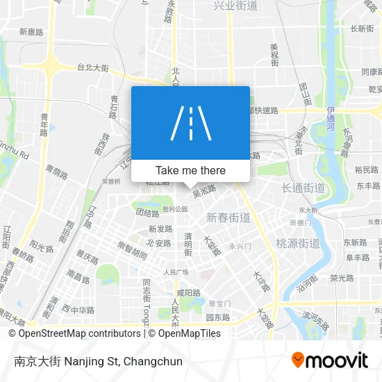 南京大街 Nanjing St map