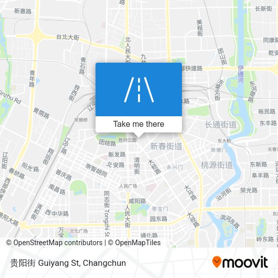 贵阳街 Guiyang St map