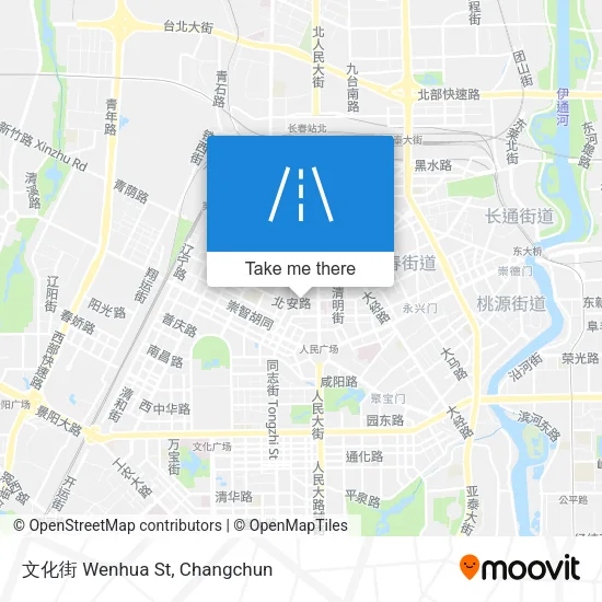 文化街 Wenhua St map