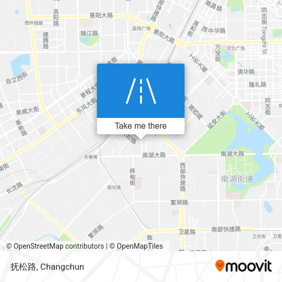 抚松路 map