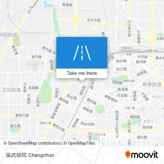 振武胡同 map