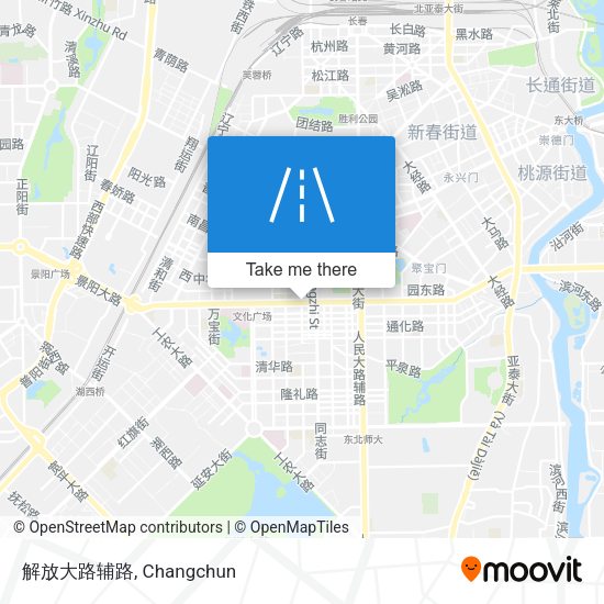 解放大路辅路 map