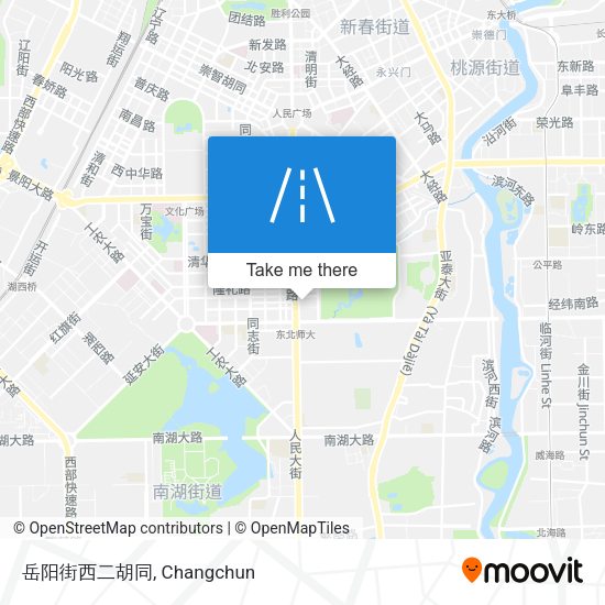 岳阳街西二胡同 map