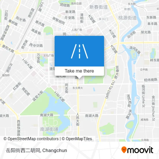 岳阳街西二胡同 map