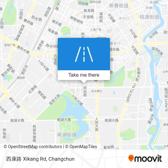 西康路 Xikang Rd map