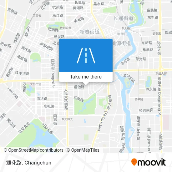 通化路 map