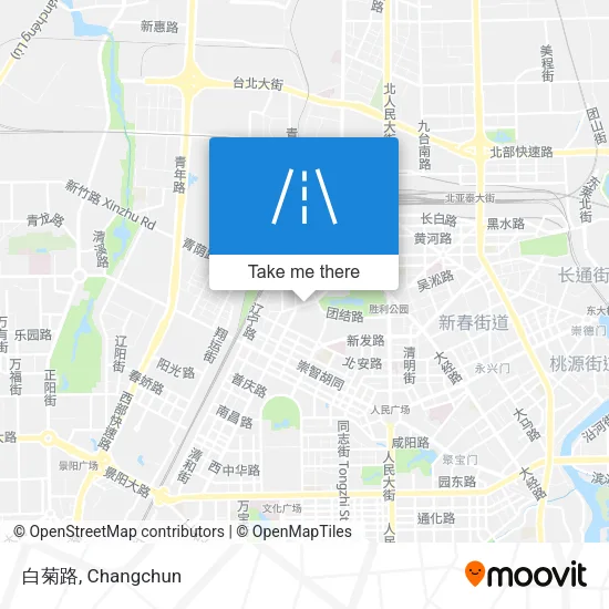 白菊路 map
