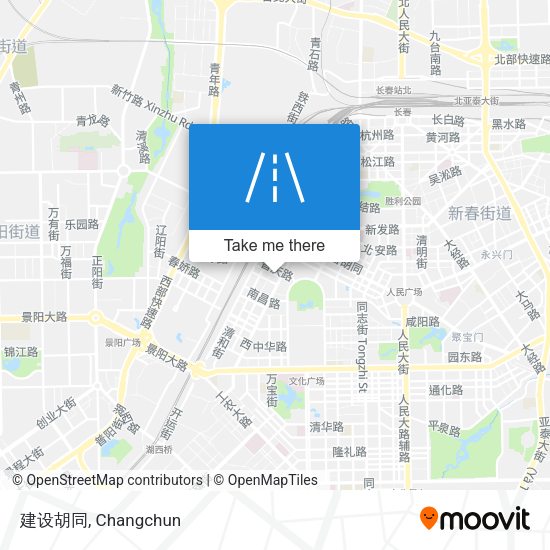 建设胡同 map