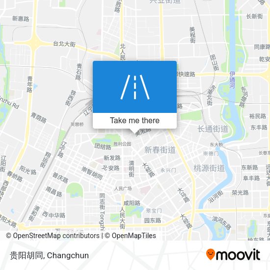 贵阳胡同 map