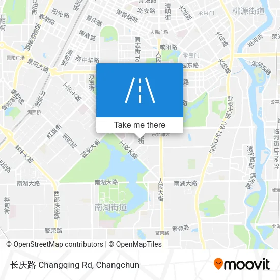 长庆路 Changqing Rd map