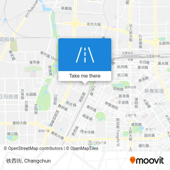 铁西街 map