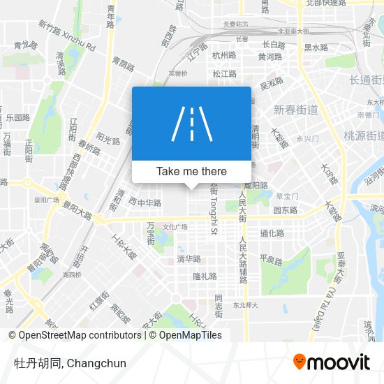 牡丹胡同 map