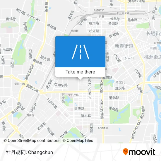 牡丹胡同 map