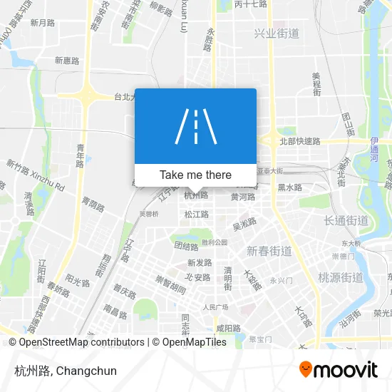 杭州路 map