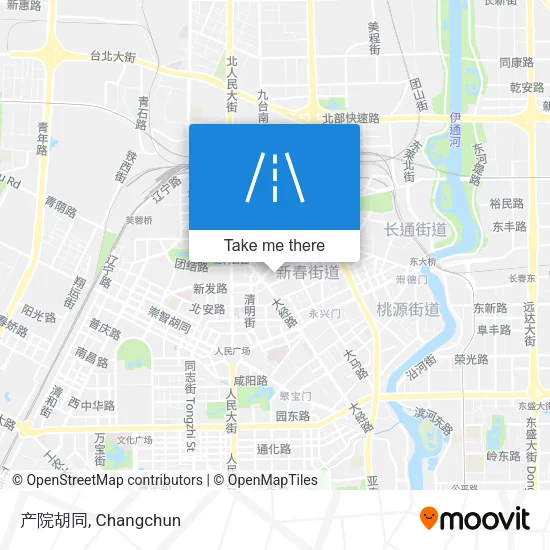 产院胡同 map