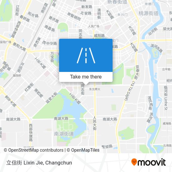 立信街 Lixin Jie map