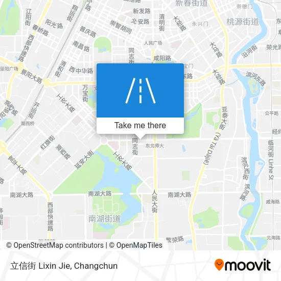 立信街 Lixin Jie map