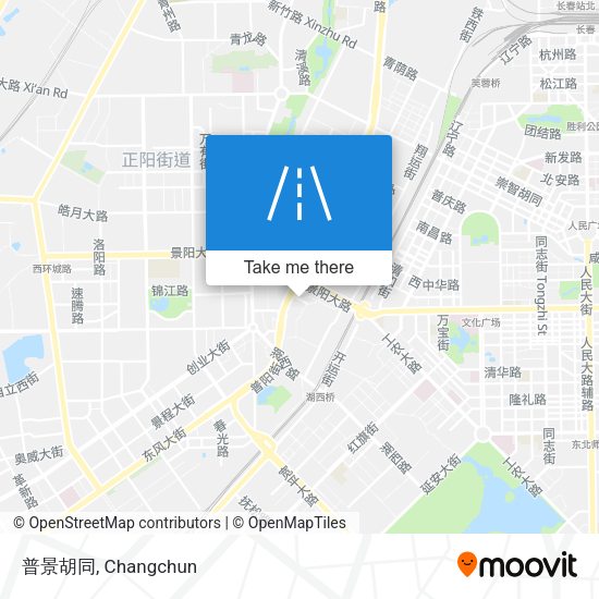 普景胡同 map