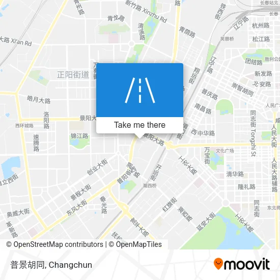 普景胡同 map