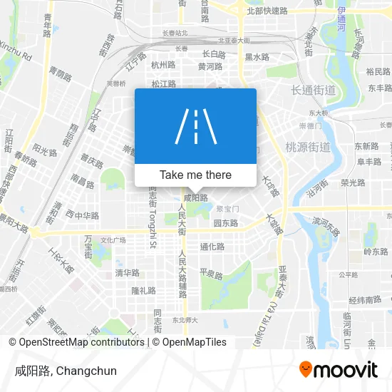 咸阳路 map