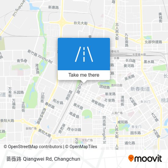 蔷薇路 Qiangwei Rd map