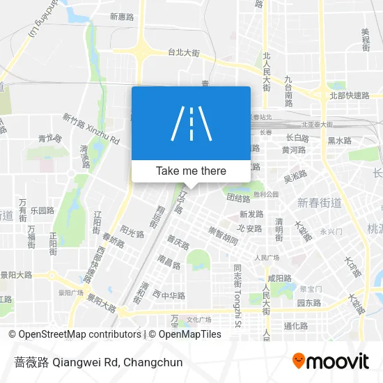 蔷薇路 Qiangwei Rd map
