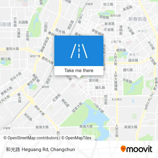 和光路 Heguang Rd map