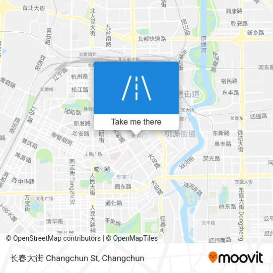 长春大街 Changchun St map