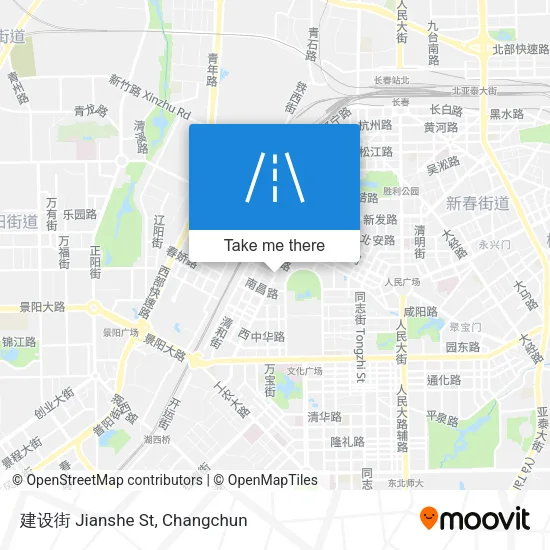 建设街 Jianshe St map