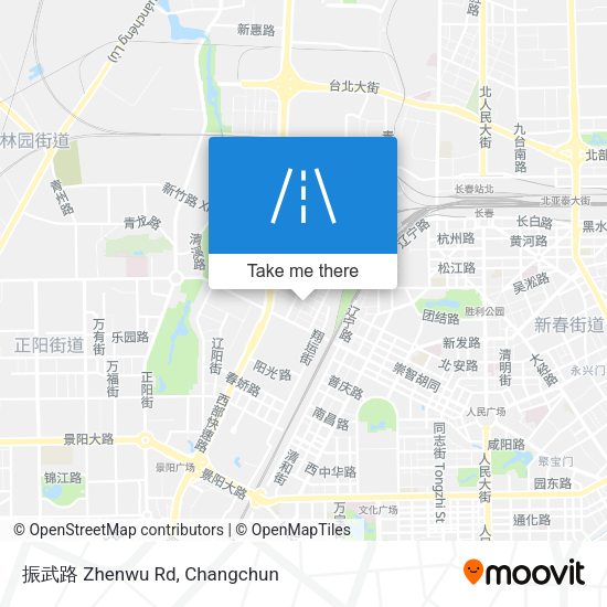 振武路 Zhenwu Rd map