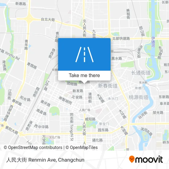 人民大街 Renmin Ave map