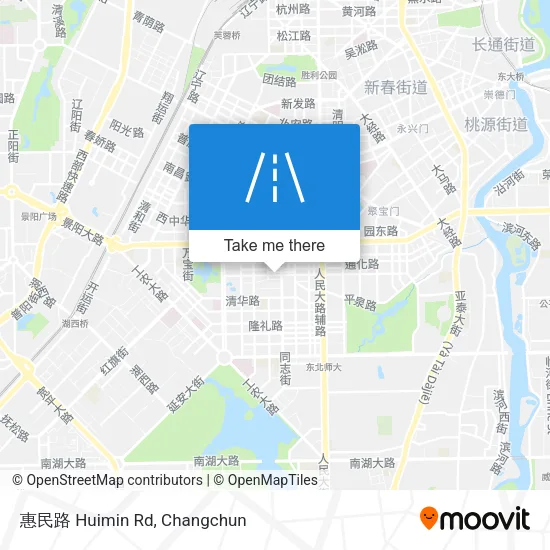 惠民路 Huimin Rd map