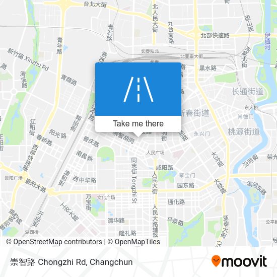 崇智路 Chongzhi Rd map