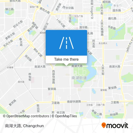 南湖大路 map