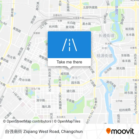 自强南街 Ziqiang West Road map