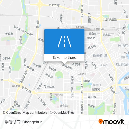 崇智胡同 map
