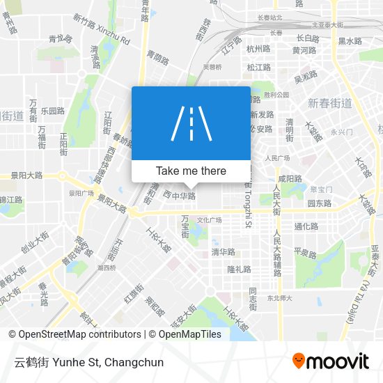 云鹤街 Yunhe St map