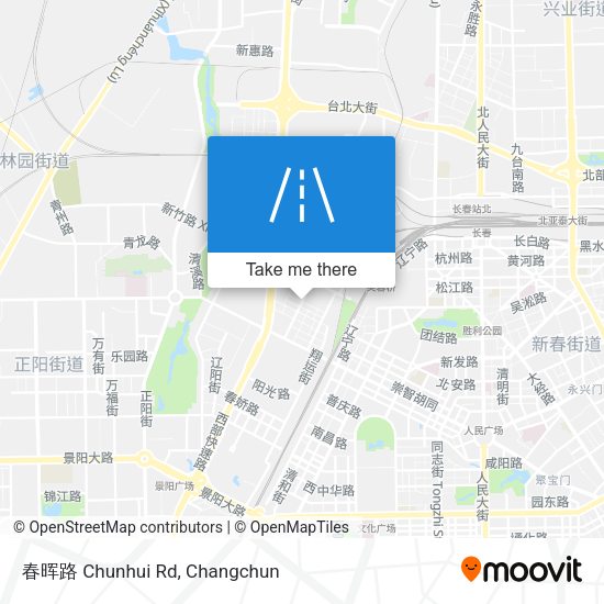 春晖路 Chunhui Rd map