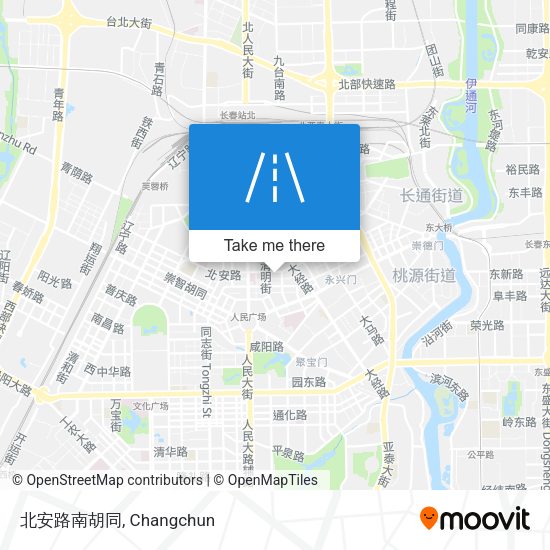 北安路南胡同 map